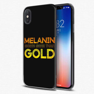 Melanin Protective Silicone Case Cover for iPhone X, XS, and XR - MelaninPyramid
