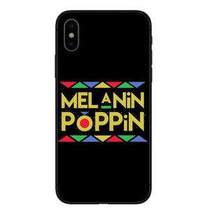 Soft Silicone Phone Cover For iPhone X 8 8Plus 7 7Plus 6 6S Plus 5 5S SE - MelaninPyramid