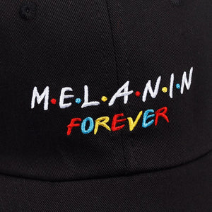 New Melanin Forever Strapback Hat - MelaninPyramid