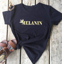 Load image into Gallery viewer, Gold Melanin T-Shirt - MelaninPyramid