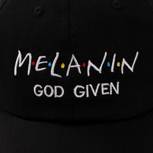 Load image into Gallery viewer, Melanin God Given Strapback Hat - MelaninPyramid