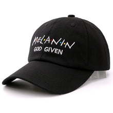Load image into Gallery viewer, Melanin God Given Strapback Hat - MelaninPyramid